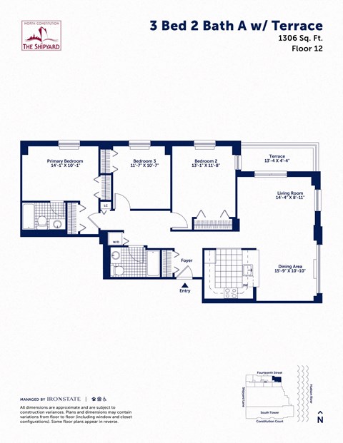 1 14th Street Studio-3 Beds Apartment for Rent - Photo Gallery 33